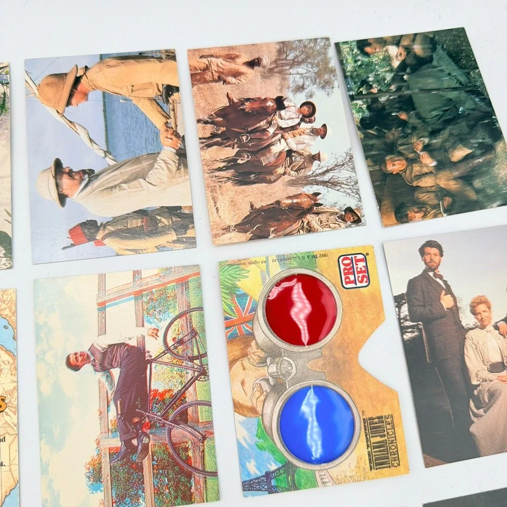 Pro Set Indiana Jones Trading Cards Unisex OS Multi Excellent 1992 21pc Lot